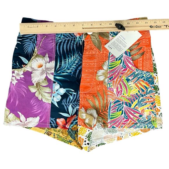 Mother x Carolyn Murphy Recycled Hawaiian Board Shorts High Waist size M NEW Tag - Picture 4 of 8